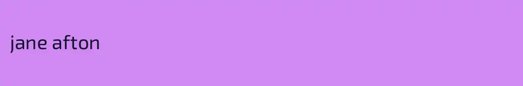 jane afton